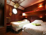 Hotel schip slaapkamer soeverein